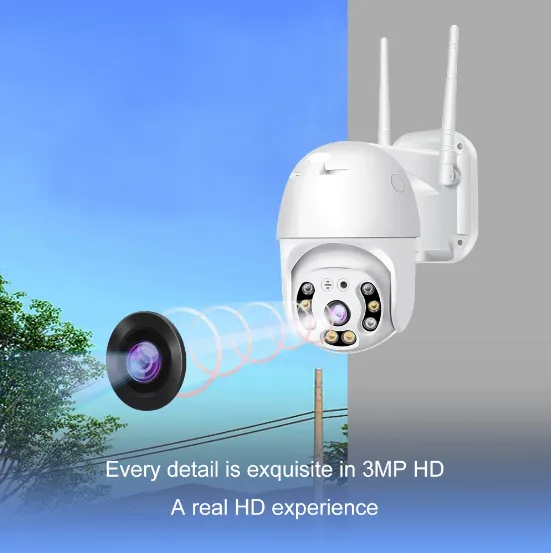 MaxGen C6S2X V380 PRO PTZ WIFI IP Camera 2MP 1080P Waterproof Outdoor Color Night Vision Two-Way Audio Motion Detection 360-Degree Robotic PTZ CCTV Camera 3 MaxGen C6S2X V380 PRO PTZ WIFI IP Camera