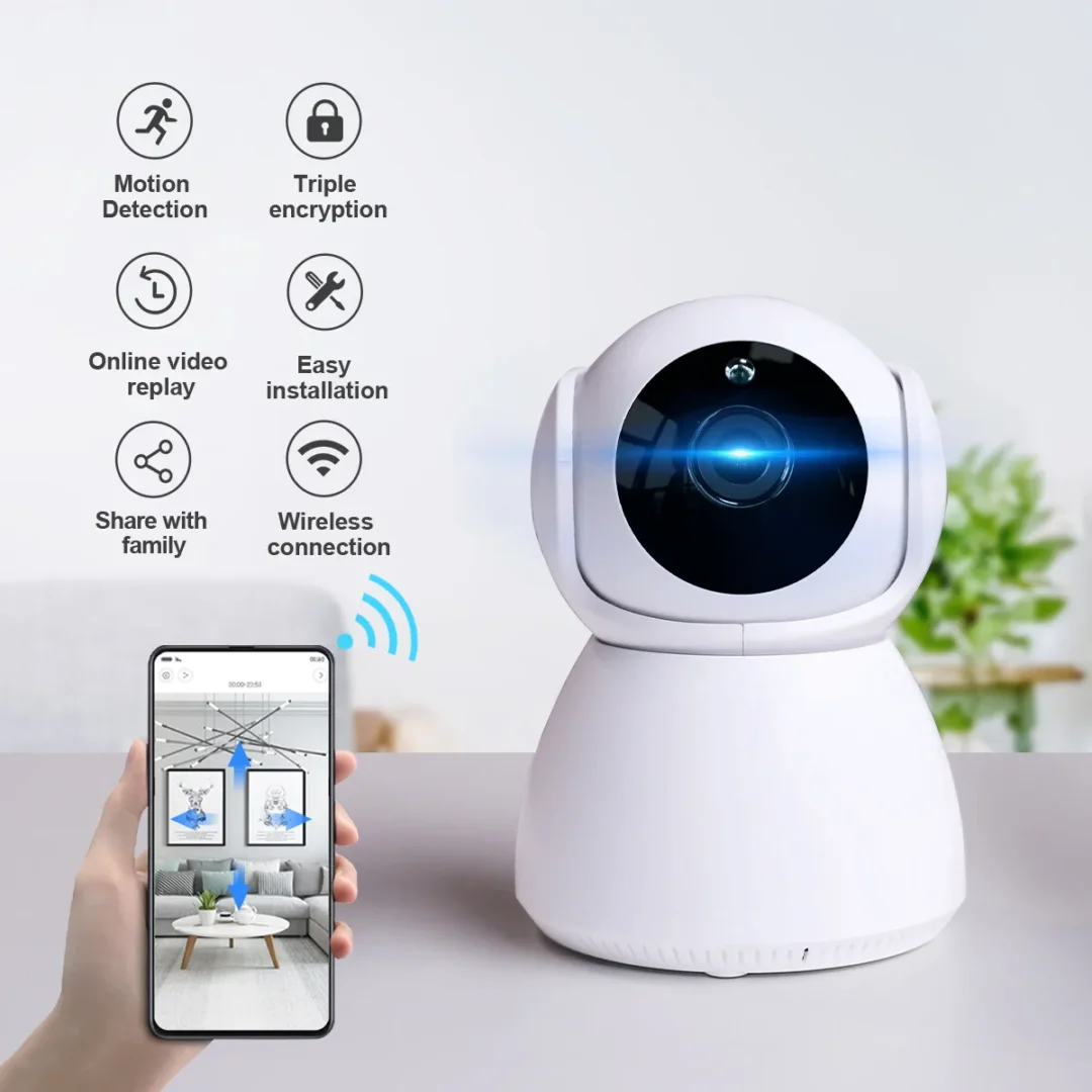 MaxGen Q9X V380 PRO WIFI IP Camera 2MP Full HD 1080P 360 Degree Wireless 360 Degree Auto Tracking Ai Human Detect Night Vision Two Way Voice Security Robotic PTZ Premium CCTV Camera 3 MaxGen Q9X V380 PRO WIFI IP Camera