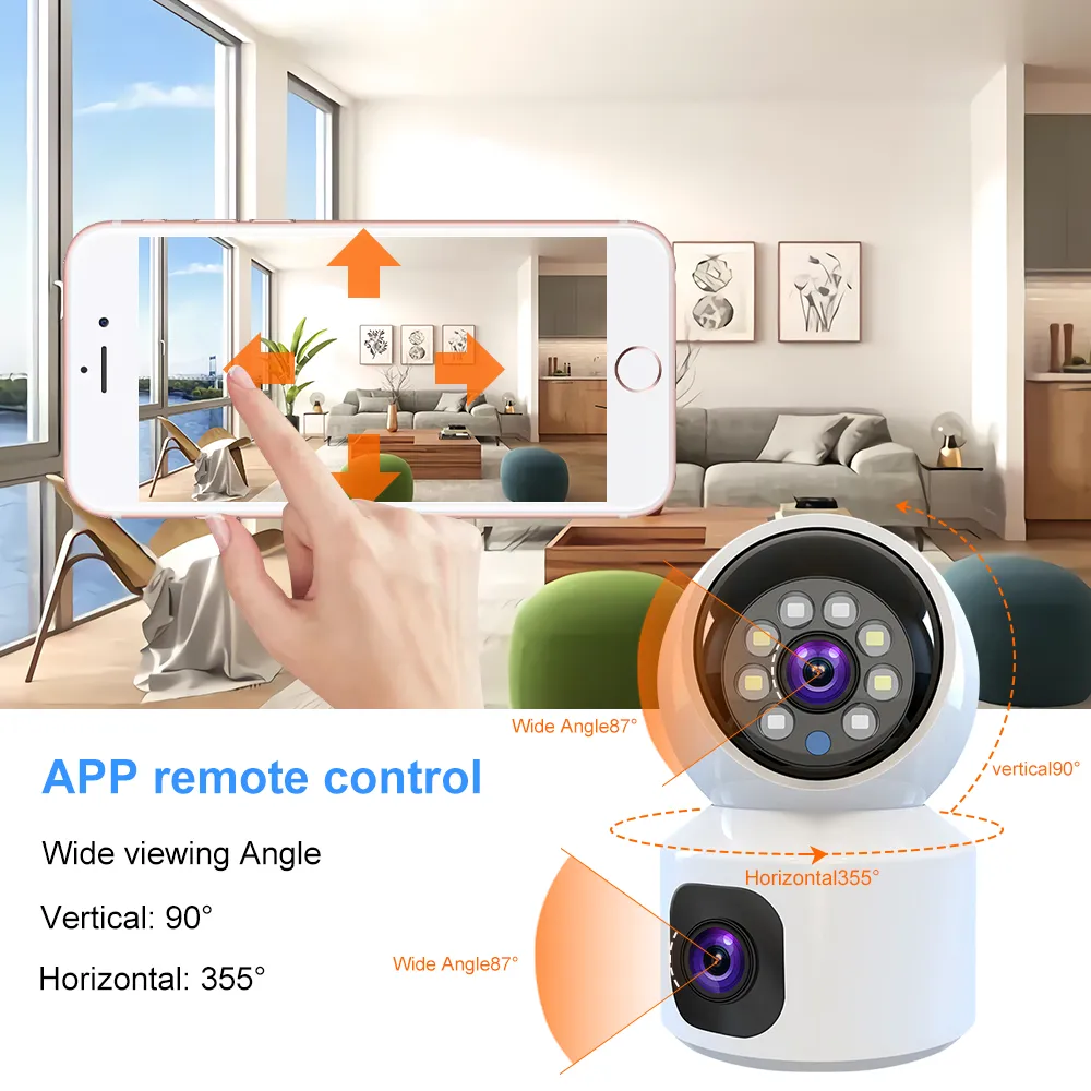 MaxGen SQ001-4G V380 PRO Doll Dual Lens 4G Sim Supported PTZ IP Camera 4MP 360 Degree Auto Tracking Ai Human Detect Night Vision Two Way Voice Security Premium Camera 1 MaxGen SQ001 V380 PRO Doll Dual Lens WIFI IP Camera