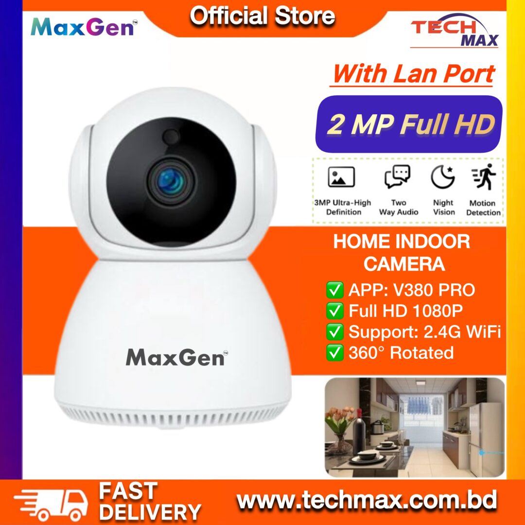 MaxGen Q9X V380 PRO WiFi PTZ Camera 2MP MaxGen V380 PRO Q9X WIFI IP Camera 2MP 1080P 360 degree PTZ auto tracking night vision CCTV