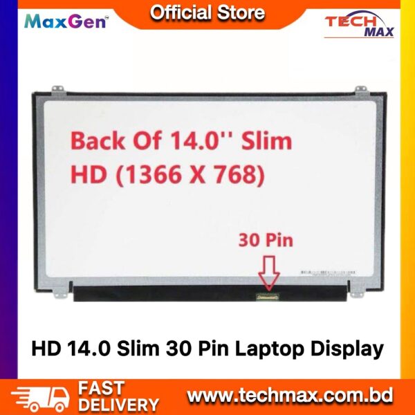 Laptop Display Screen 14.0″ Inch Ultra Slim 30 Pin Laptop Screen Panel LED Display For HP 840 G1 G2 G3