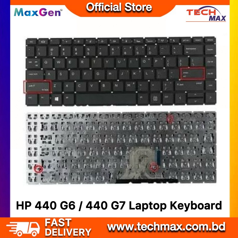 HP 440 G6 445 G6 440 G7 445 G7 laptop keyboard