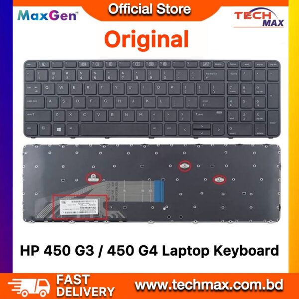 HP ProBook 450 G3 450 G4 455 G3 Series Laptop Keyboard