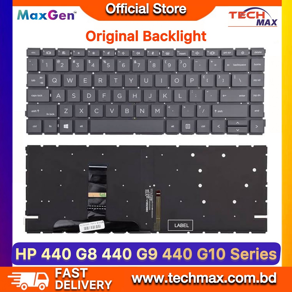 HP ProBook 440 G8 445 G8 440 G9 440 G10 Backlit Laptop Keyboard Original Replacement