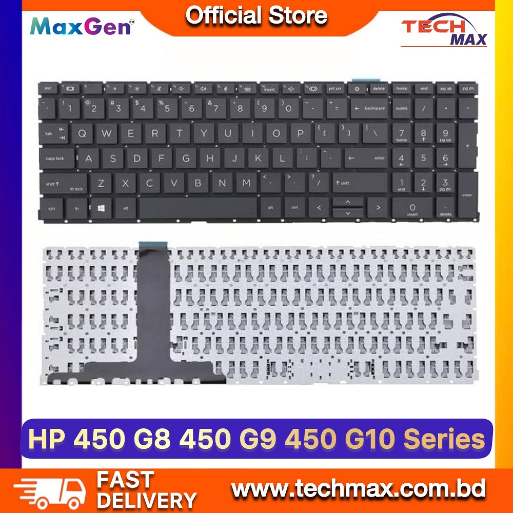 HP ProBook 450 G8 G9 G10 455 650 655 Series Laptop Keyboard Replacement