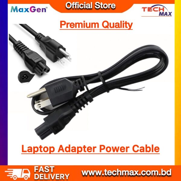 Laptop Adapter Charger Power Cable 3 Pin 1.5m Power Supply Cord Notebook Computer