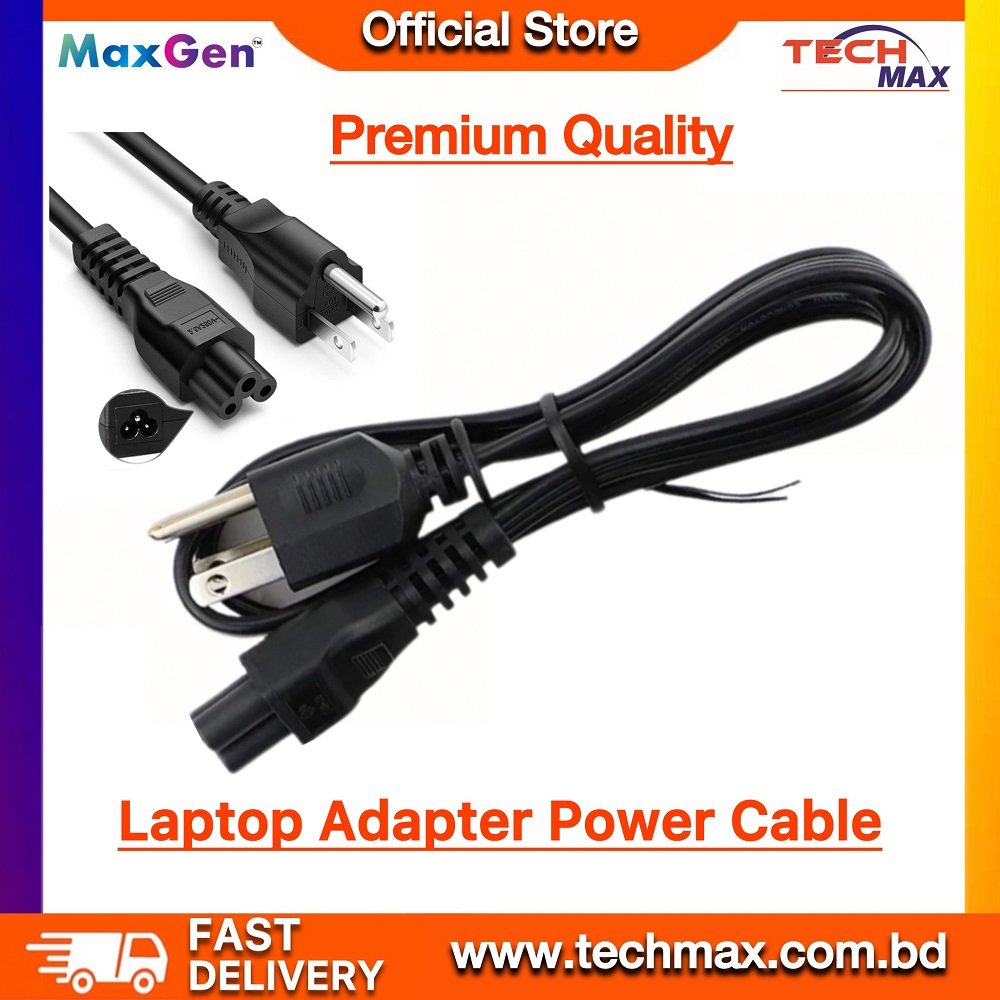 Laptop Adapter Charger Power Cable 3 Pin 1.5m Power Supply Cord Notebook Computer