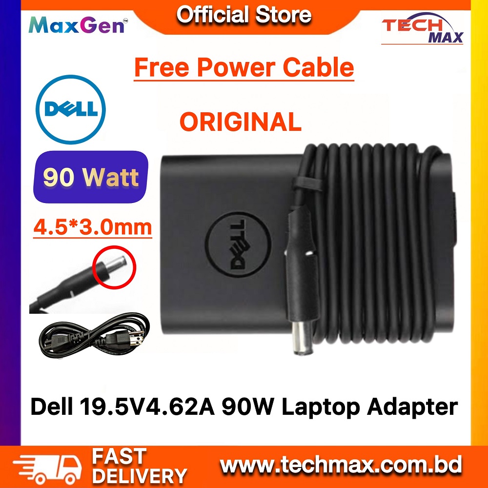 Dell Laptop Adapter For Dell 5558, 5559, 5567, 7567 Inspiron 17 5000 / 7000 Vostro 15 (3000 / 5000 Series (19.5V-4.62A 90W-4.5mm*3.0mm) Dell Laptop Adapter For Dell 5558, 5559, 5567, 7567 Inspiron 17 5000 / 7000 Vostro 15 (3000 / 5000 Series (19.5V-4.62A 90W-4.5mm*3.0mm)