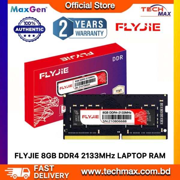 FLYJIE DDR4 8GB DDR4 2133Mhz PC4-17000 CL15 1.2V 260Pin SO-DIMM Laptop Ram