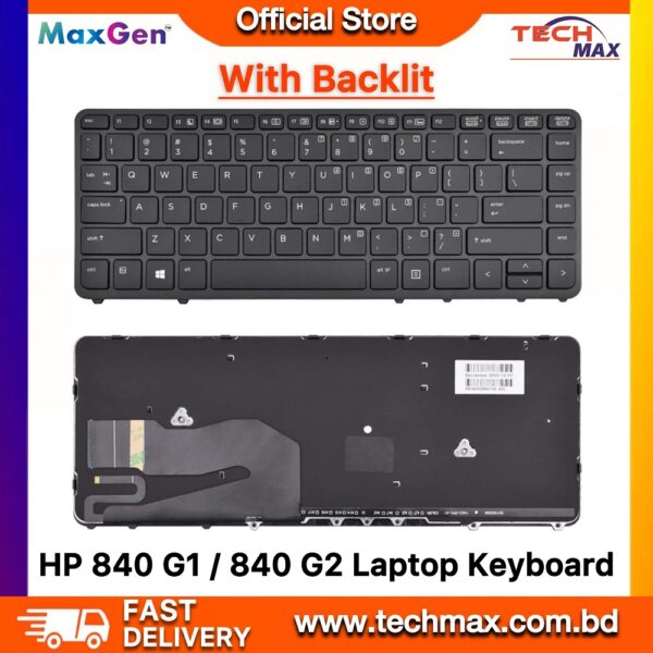 HP Laptop Keyboard For HP EliteBook 840 G1 850 G1 840 G2 850 G2 745 G1 750 G1 745 G2 750 G2 ZBook 14 Series Laptop Keyboard (With Backlit)