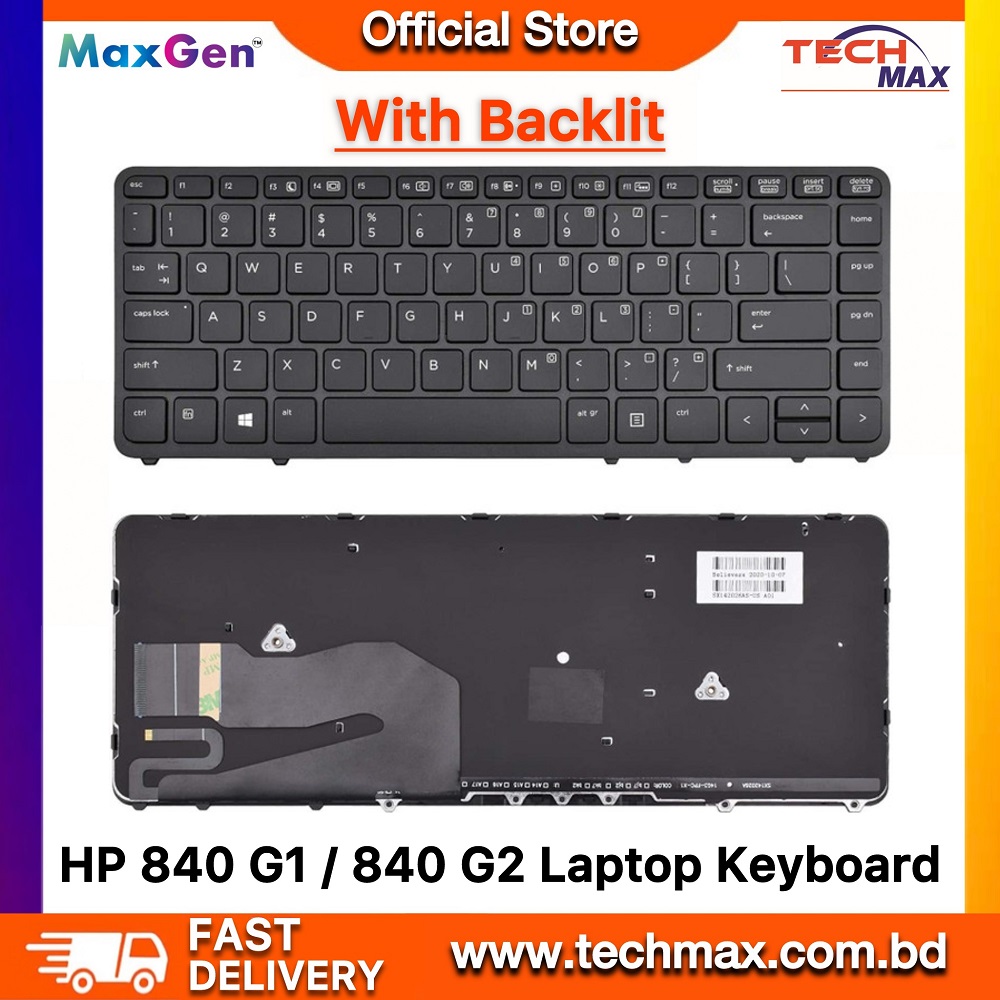 HP Laptop Keyboard For HP EliteBook 840 G1 850 G1 840 G2 850 G2 745 G1 750 G1 745 G2 750 G2 ZBook 14 Series Laptop Keyboard (With Backlit)