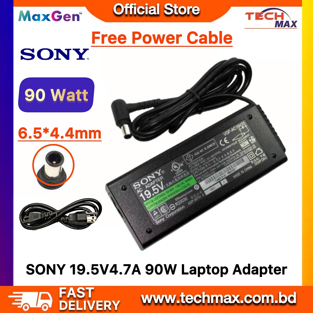 SONY VAIO Laptop Adapter Charger For Sony EB EH SVF15 SVF14 SVE14 SVE15 VGN PCG VPC Series 19.5V 4.7A -3.42A 6.5mm*4.4mm Adapter