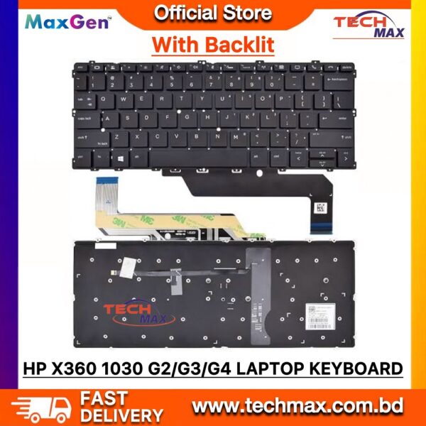 HP Laptop Keyboard For HP EliteBook X360 1030 G2 1030 G3 1030 G4 US Laptop Keyboard With Backlit