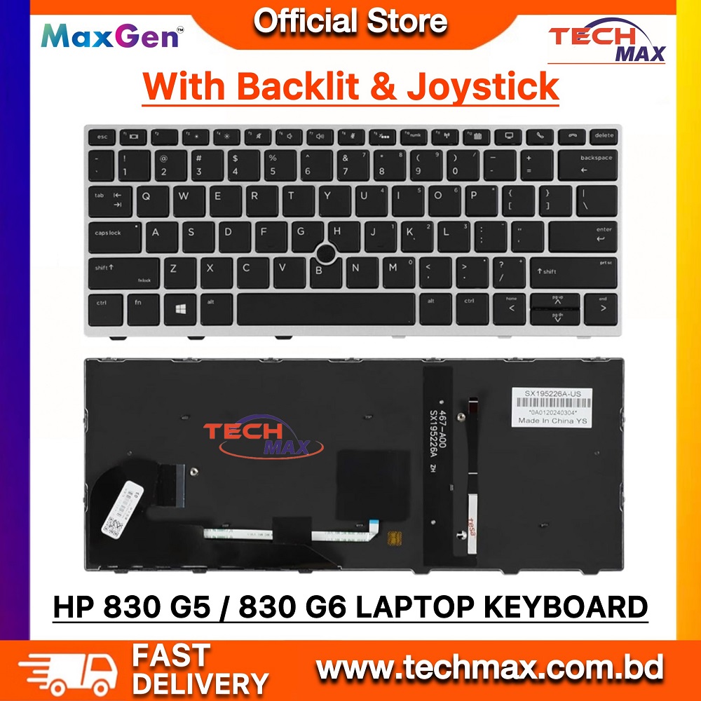 HP Laptop Keyboard For HP EliteBook 830 G5 830 G6 835 G5 835 G6 836 G5 836 G6 730 G5 735 G5 Series Laptop Keyboard (With Backlit & Pointer) 1 HP Laptop Keyboard For HP EliteBook 830 G5 830 G6 835 G5 835 G6 836 G5 836 G6 730 G5 735 G5 Series Laptop Keyboard (With Backlit & Pointer)