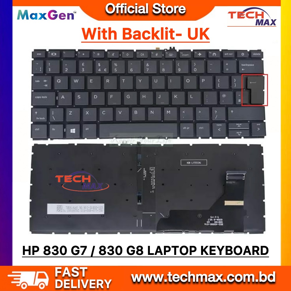 HP Laptop Keyboard For HP EliteBook 830 G7 830 G8 835 G8 835 G8 730 G7 730 G8 Series Laptop Keyboard (With Backlit)-UK 1 HP Laptop Keyboard For HP EliteBook 830 G7 830 G8 835 G8 835 G8 730 G7 730 G8 Series Laptop Keyboard (With Backlit)