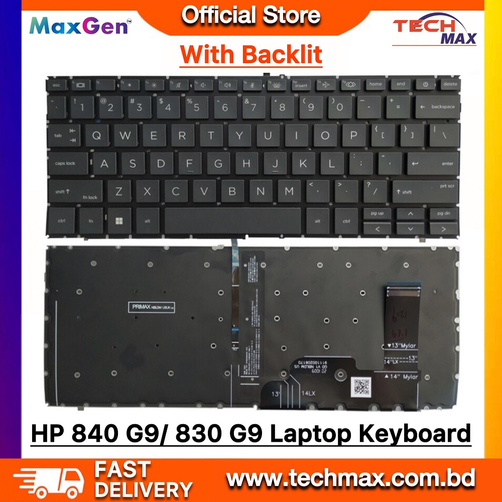 ORIGINAL HP Laptop Keyboard For HP EliteBook 840 G9 830 G9 840 G10 830 G10 845 G9 Series Laptop Keyboard (With Backlit)