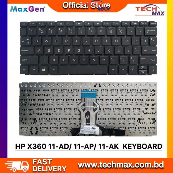 HP Pavilion X360 11-AD 11-AD108CA 11-AD018CA 11-AD051NR 11-AD010CA 11M-AD 11M-AD013DX 11M-AD113DX HP Pavilion X360 11-AD 11-AD026TU HP Stream 11-AK 11-AK1010NR 11-AK1012DX 11-AK1020NR 11-AK1035NR 11-AK1061MS, HP Pavilion 11-AP 11M-AP 11-AP0014NR 11-ap0000TU 11-ap0001TU 11-ap0002TU 11M-AP0013DX 11M-AP0023DX Series Laptop Keyboard