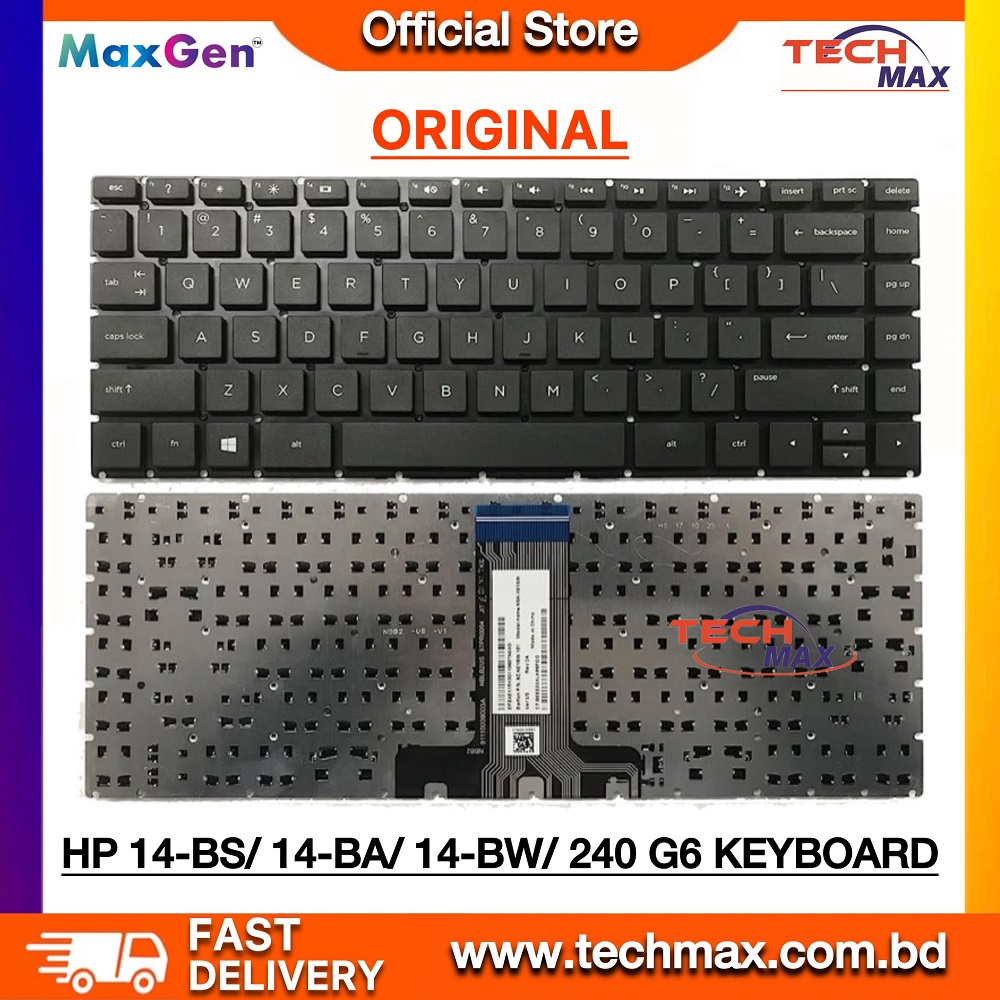 HP Pavilion 14-BS 14-BW 14-BA 14-bs042tx Pavilion x360 14-ba049TX, HP Pavilion X360 14-BA 14-BF 14-BA013DX 14T-BA 14M-BA 14-BS 14-BS057CL 14-BS 14-BS000 14-BS100 14-BS500 14-BS057CL HP 240-G6 245-G6 246-G6, HP 14s-cf1000 14s-cf2000 14-cf0013dx 14-cf0006dx ΤΡΝ-W125 ΤΡΝ-Q186 ΤΡΝ-Q189 ΤΡΝ-C131 Series Laptop Keyboard (ORIGINAL) 1 HP Pavilion 14-BS 14-BW 14-BA 14-bs042tx Pavilion x360 14-ba049TX, HP Pavilion X360 14-BA 14-BF 14-BA013DX 14T-BA 14M-BA 14-BS 14-BS057CL 14-BS 14-BS000 14-BS100 14-BS500 14-BS057CL HP 240-G6 245-G6 246-G6, HP 14s-cf1000 14s-cf2000 14-cf0013dx 14-cf0006dx ΤΡΝ-W125 ΤΡΝ-Q186 ΤΡΝ-Q189 ΤΡΝ-C131 Series Laptop Keyboard (ORIGINAL)