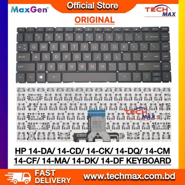 HP Pavilion 14-DA 14-CK 14-CD 14-CM 14-CC 140-BD 14S-DK 14S-DP 14S-CR 14s-CF 14-CE 14-CF 14S-DF 14-DK 14-CK 14-CD 14-CM, HP Pavilion x360 14-CK 14-CM 14-DG 14Q-CS 14T-CM 14Q-CY 14Z-CM 14-CF HP 240 G7 245 G7 246 G7, HP 14-DA 14-CC CC0027TX 14-CE 1005TX CE1004TX 0015TU 0027TX, HP Pavilion X360 14-CD 14-CD0003DX 14-CD1008CA 14-CD1010NR 14-CD1055CL 14-CD1075NR, B W125 TPN-Q188 Q190 Q207 L15599-B31 Laptop Keyboard (ORIGINAL)