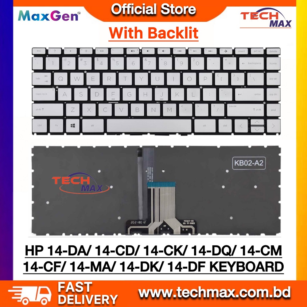 HP Pavilion 14-DA 14-CK 14-CD 14-CM 14-CC 140-BD 14S-DK 14S-DP 14S-CR 14s-CF 14-CE 14-CF 14S-DF 14-DK 14-CK 14-CD 14-CM, HP Pavilion x360 14-CK 14-CM 14-DG 14Q-CS 14T-CM 14Q-CY 14Z-CM 14-CF HP 240 G7 245 G7 246 G7, HP 14-DA 14-CC CC0027TX 14-CE 1005TX CE1004TX 0015TU 0027TX, HP Pavilion X360 14-CD 14-CD0003DX 14-CD1008CA 14-CD1010NR 14-CD1055CL 14-CD1075NR, B W125 TPN-Q188 Q190 Q207 L15599-B31 Laptop Keyboard (Silver Backlit) 1 HP Pavilion 14-DA 14-CK 14-CD 14-CM 14-CC 140-BD 14S-DK 14S-DP 14S-CR 14s-CF 14-CE 14-CF 14S-DF 14-DK 14-CK 14-CD 14-CM, HP Pavilion x360 14-CK 14-CM 14-DG 14Q-CS 14T-CM 14Q-CY 14Z-CM 14-CF HP 240 G7 245 G7 246 G7, HP 14-DA 14-CC CC0027TX 14-CE 1005TX CE1004TX 0015TU 0027TX, HP Pavilion X360 14-CD 14-CD0003DX 14-CD1008CA 14-CD1010NR 14-CD1055CL 14-CD1075NR, B W125 TPN-Q188 Q190 Q207 L15599-B31 Laptop Keyboard (Silver Backlit)
