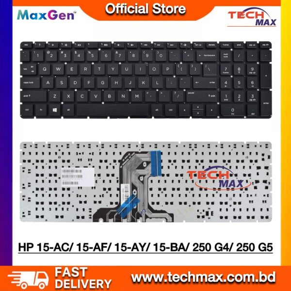 HP Pavilion 15-AC 15-AF 15-AY 15Q-AJ 250 G5 250 G4 255 G4 256 G4 HP 15-BA 15-BA000 15-BA000 15-BD100 15-BD 15-BD000 15-BD100 15-BF 15-BF000 Series Laptop Keyboard