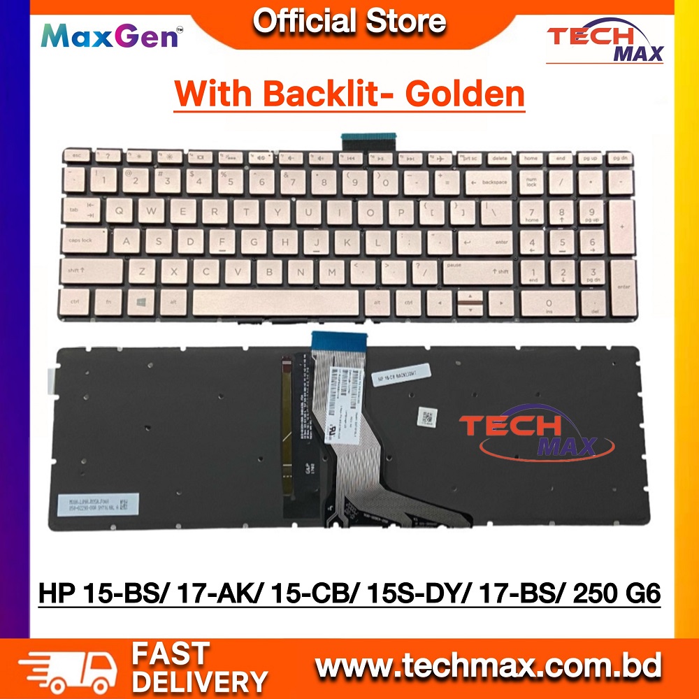 HP Pavilion 15-BS 15-BW 15T-BR 15T-BS 15Z-BW, HP 15-BS000 15-BS009CA 15-BS017CA 15-BS028CA 15-BS028CL HP 250 G6 255 G6 256 G6 Series, HP 15-CS 15-CW 15-DY 15Q-DY 15s-dy 15s-eq 15s-fq 15t-cs 15z-cw, L24752-001, P/N: 9Z.Ne1bw.101 PK132045A00 V162602ES1, TPN-C129 925008-001 PK132043A00, HP Envy x360 15m-bp 15m-bq 15m-ds, HP Envy 15m-bp012dx 15m-bp111dx 15m-bp112dx 15m-bq021dx 15m-ds0011dx 15m-ds0012dx Series Laptop Keyboard (Golden Backlit) 1 HP Pavilion 15-BS 15-BW 15T-BR 15T-BS 15Z-BW, HP 15-BS000 15-BS009CA 15-BS017CA 15-BS028CA 15-BS028CL HP 250 G6 255 G6 256 G6 Series, HP 15-CS 15-CW 15-DY 15Q-DY 15s-dy 15s-eq 15s-fq 15t-cs 15z-cw, L24752-001, P/N: 9Z.Ne1bw.101 PK132045A00 V162602ES1, TPN-C129 925008-001 PK132043A00, HP Envy x360 15m-bp 15m-bq 15m-ds, HP Envy 15m-bp012dx 15m-bp111dx 15m-bp112dx 15m-bq021dx 15m-ds0011dx 15m-ds0012dx Series Laptop Keyboard (Golden Backlit)