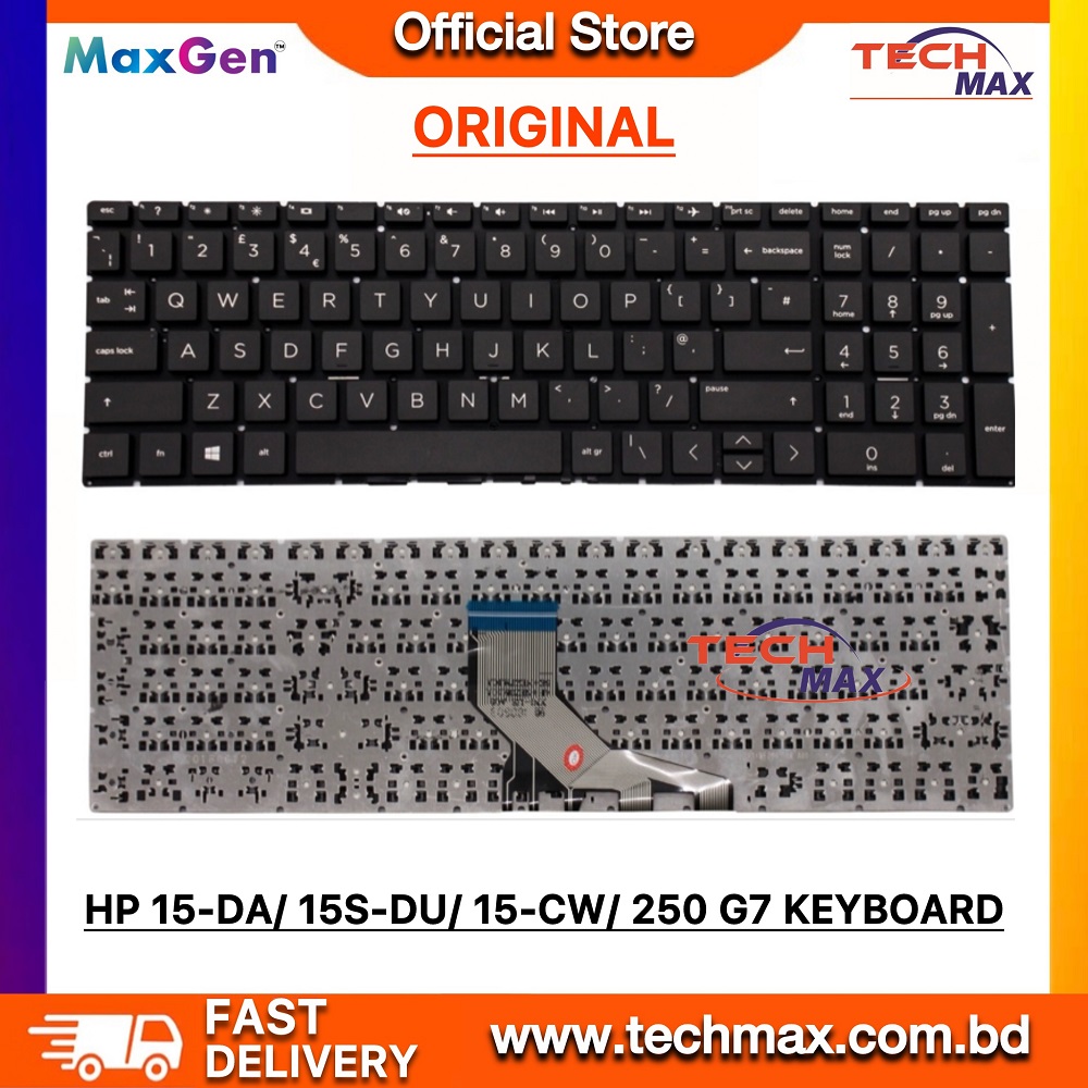 HP Pavilion 15-DA 15-CS 15-DB 15-EC 15-CR 15-DU 15-CW 17BY 17-CA15-DX 15-DK 15-CX 15-CN 15-CR 15-SC HP 15S-DU, 15-DS, 15-DW, 15-DY, HP 15s-DA, HP 15s-DU HP ENVY 15-CN HP Pavilion 15-cw HP 15-DR 250 G7 255 G7 Series Laptop Keyboard (ORIGINAL) 1 HP Pavilion 15-DA 15-CS 15-DB 15-EC 15-CR 15-DU 15-CW 17BY 17-CA15-DX 15-DK 15-CX 15-CN 15-CR 15-SC HP 15S-DU, 15-DS, 15-DW, 15-DY, HP 15s-DA, HP 15s-DU HP ENVY 15-CN HP Pavilion 15-cw HP 15-DR 250 G7 255 G7 Series Laptop Keyboard (ORIGINAL)