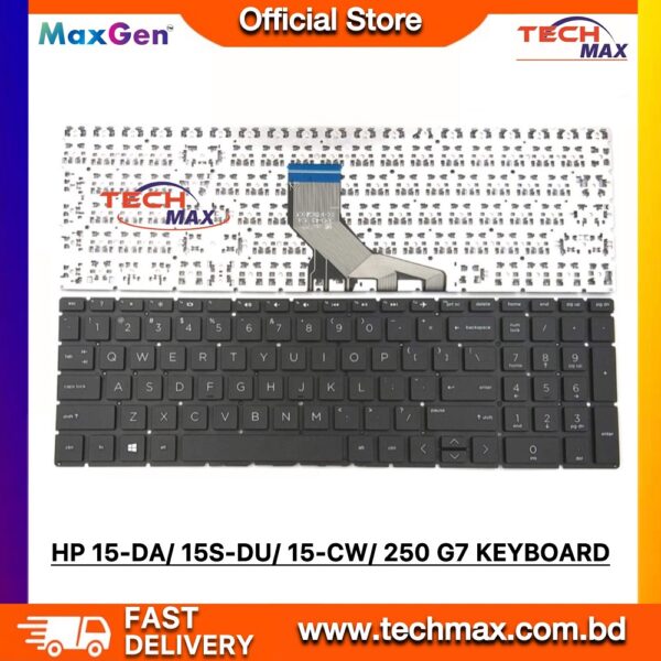 HP Pavilion 15-DA 15-CS 15-DB 15-EC 15-CR 15-DU 15-CW 17BY 17-CA15-DX 15-DK 15-CX 15-CN 15-CR 15-SC HP 15S-DU, 15-DS, 15-DW, 15-DY, HP 15s-DA, HP 15s-DU HP ENVY 15-CN HP Pavilion 15-cw HP 15-DR 250 G7 255 G7 Series Laptop Keyboard