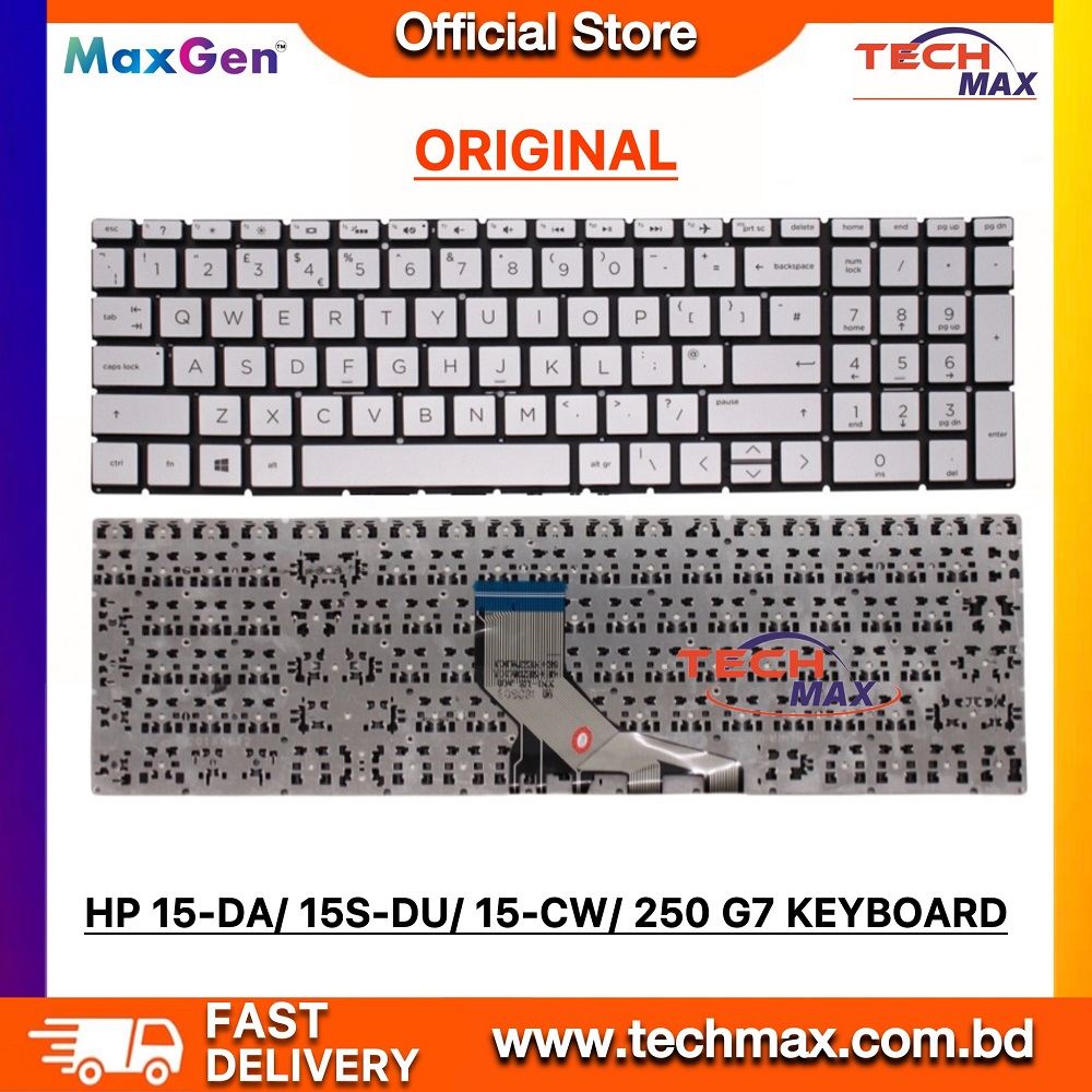 HP Pavilion 15-DA 15-CS 15-DB 15-EC 15-CR 15-DU 15-CW 17BY 17-CA15-DX 15-DK 15-CX 15-CN 15-CR 15-SC HP 15S-DU, 15-DS, 15-DW, 15-DY, HP 15s-DA, HP 15s-DU HP ENVY 15-CN HP Pavilion 15-cw HP 15-DR 250 G7 255 G7 Series Laptop Keyboard (Original Silver) 1 HP Pavilion 15-DA 15-CS 15-DB 15-EC 15-CR 15-DU 15-CW 17BY 17-CA15-DX 15-DK 15-CX 15-CN 15-CR 15-SC HP 15S-DU, 15-DS, 15-DW, 15-DY, HP 15s-DA, HP 15s-DU HP ENVY 15-CN HP Pavilion 15-cw HP 15-DR 250 G7 255 G7 Series Laptop Keyboard (Original Silver)