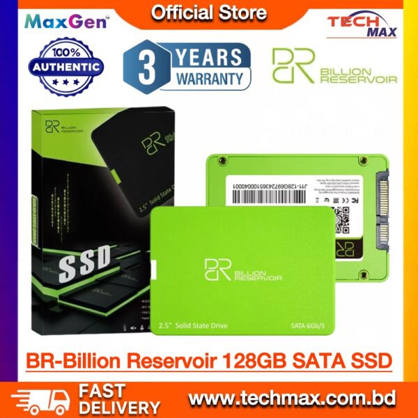 BR-Billion Reservoir 128GB SATA3 SSD High Speed 2.5 Inch For Laptop & Desktop_ PC