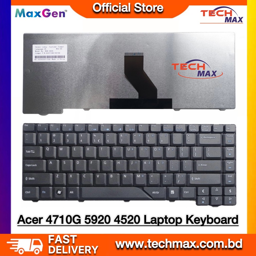 Acer Aspire 4710 4720 4720z 4730 4730Z 4230 5230 5330 5730 5910 5930 5310 Series Laptop Keyboard 1 Acer Aspire 4710 4720 4730 5330 5730 Laptop Keyboard Replacement