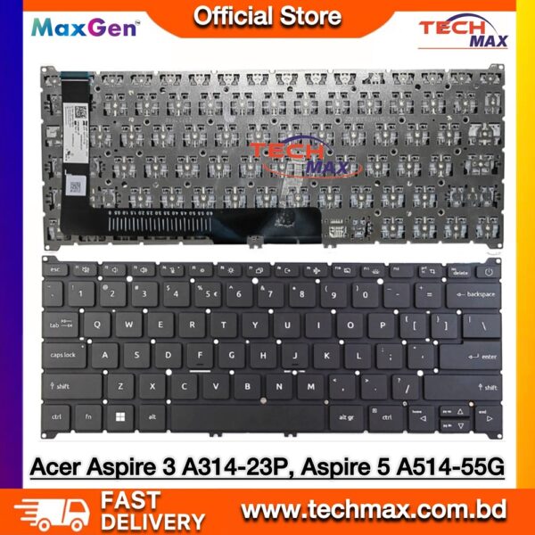 Acer Aspire 3 A314-23 Aspire 5 A514-56 Laptop Keyboard US Layout