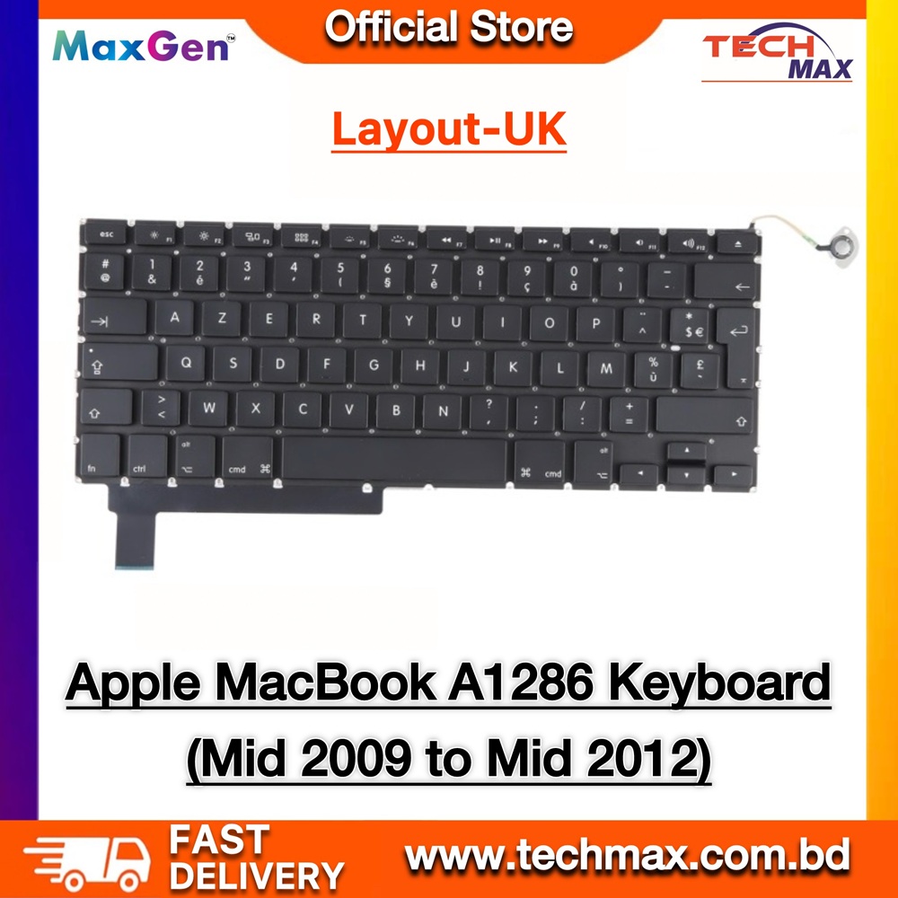 Apple MacBook Pro A1286 (Unibody 2009-2012) (UK Layout) 15.4 Inch Keyboard MC986LL MB985LL MC723LL MC118LL MD318LL MC372LL MC721LL MC373L Series MacBook keyboard 1 MacBook Pro A1286 UK Layout Keyboard 15 inch 2009 2012 Replacement