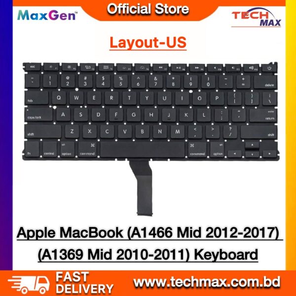 Apple MacBook Air A1369 A1466 US keyboard replacement