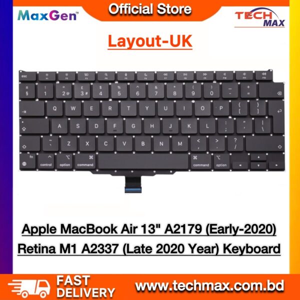 MacBook Air M1 A2179 A2337 UK keyboard replacement