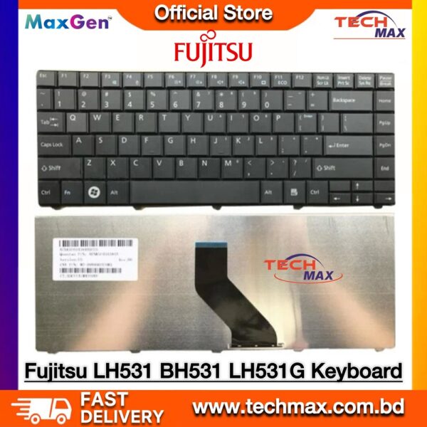 Fujitsu LifeBook AH530 AH531 NH751 A530 Series Laptop Keyboard