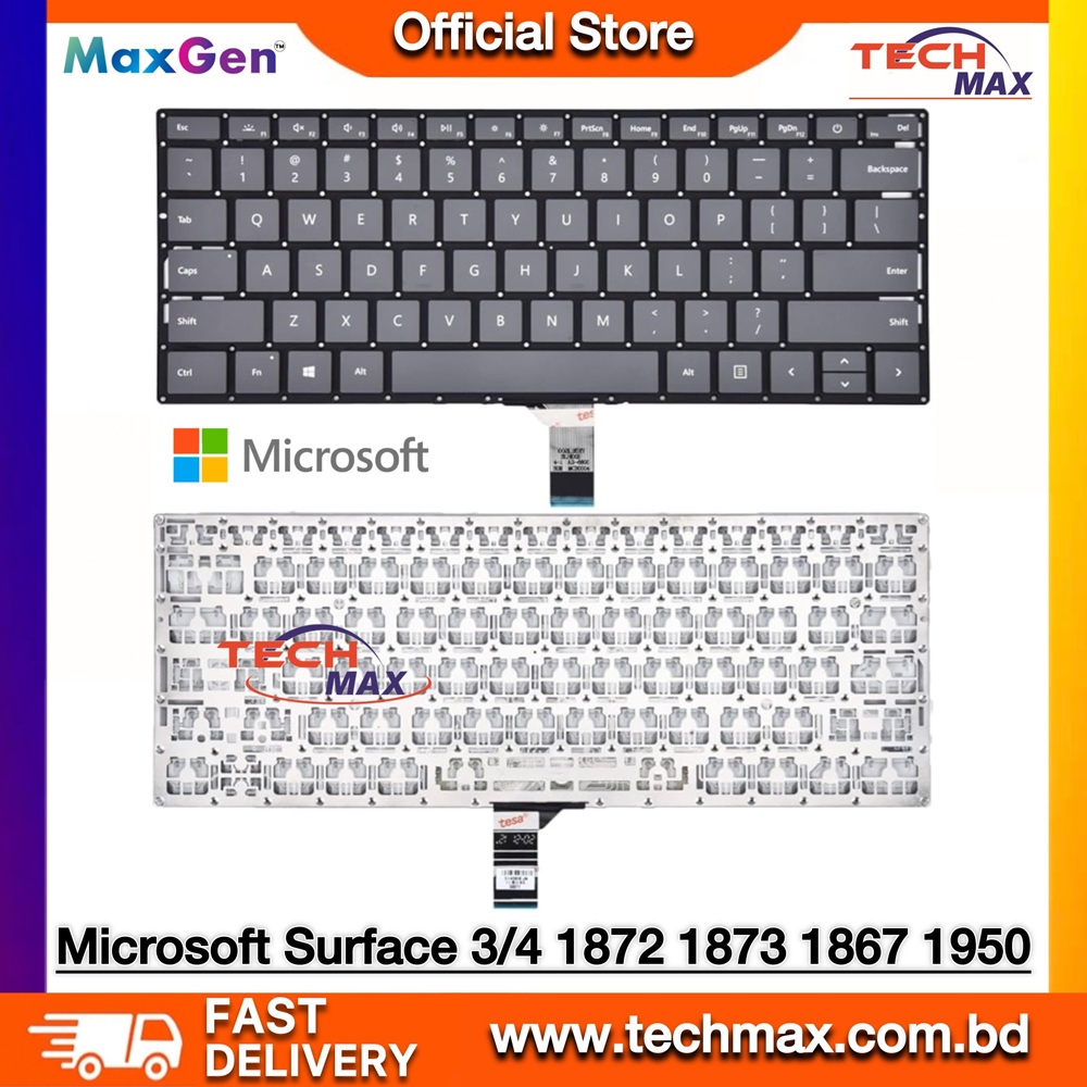 Microsoft Surface 1872 1873 1867 1868 1950 1951 1953 Laptop 3/4 13.5 Inch US Gray Series Laptop Keyboard 1 Microsoft Surface Laptop 3 4 13.5 Keyboard 1867 1868 1872 1873 1950 1951 1953 US Gray