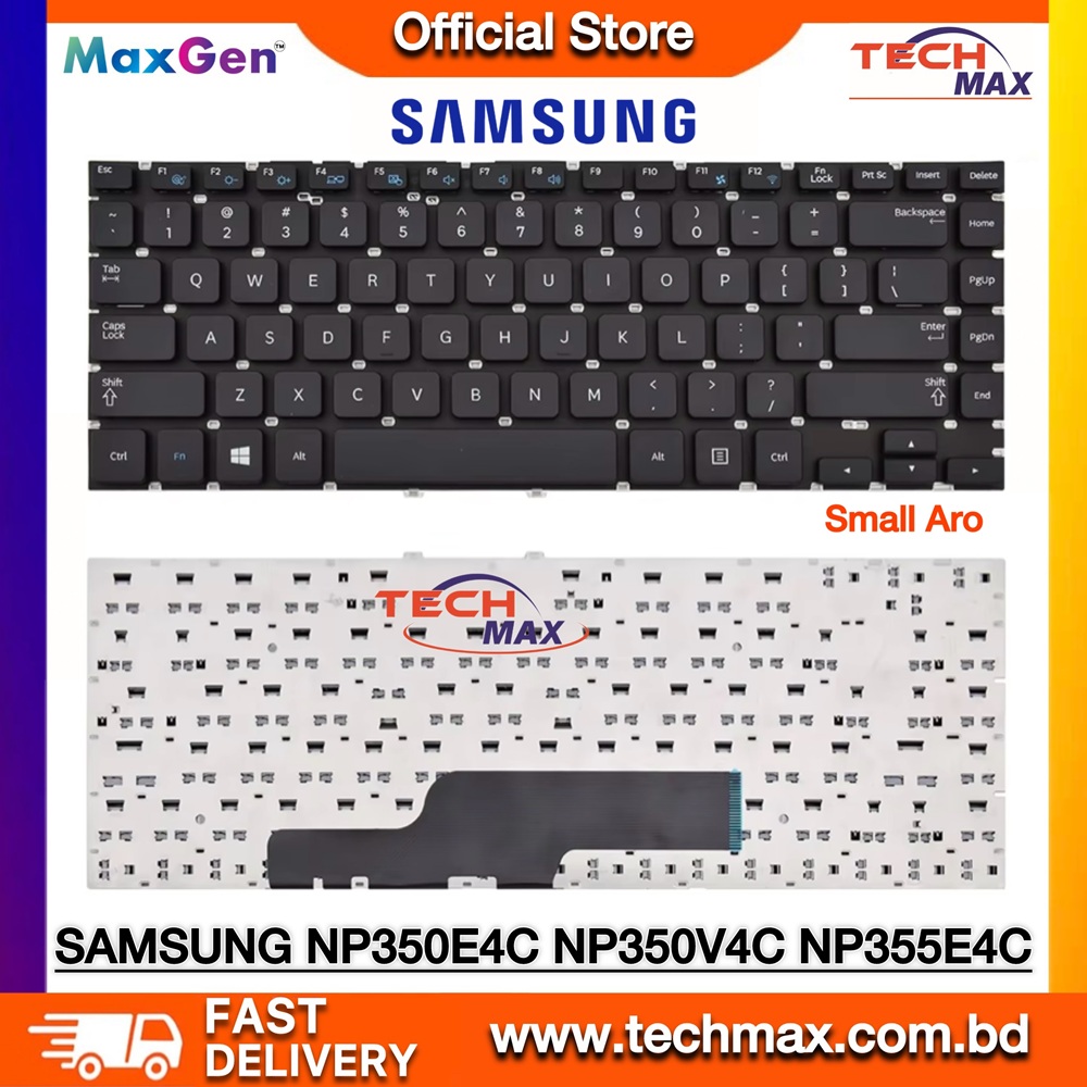 SAMSUNG NP350E4C NP355E4C NP350E4C NP355E4C Series Laptop Keyboard 1 Samsung NP350E4C NP355E4C laptop keyboard replacement black layout