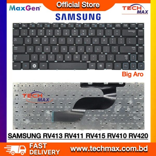 Samsung RV413 RV409 RV420 E3420 laptop keyboard replacement black layout
