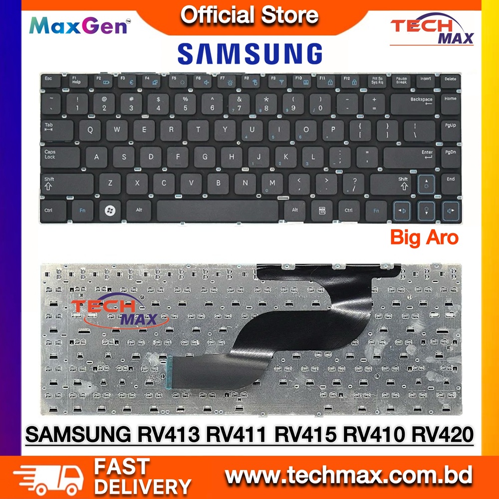 SAMSUNG RV413 RV409 RV411 RV415 RV419 RV420 E3420 E3415 Series Laptop Keyboard 1 Samsung RV413 RV409 RV420 E3420 laptop keyboard replacement black layout