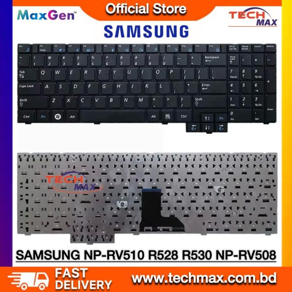 Samsung RV510 R530 R540 R620 laptop keyboard replacement black layout