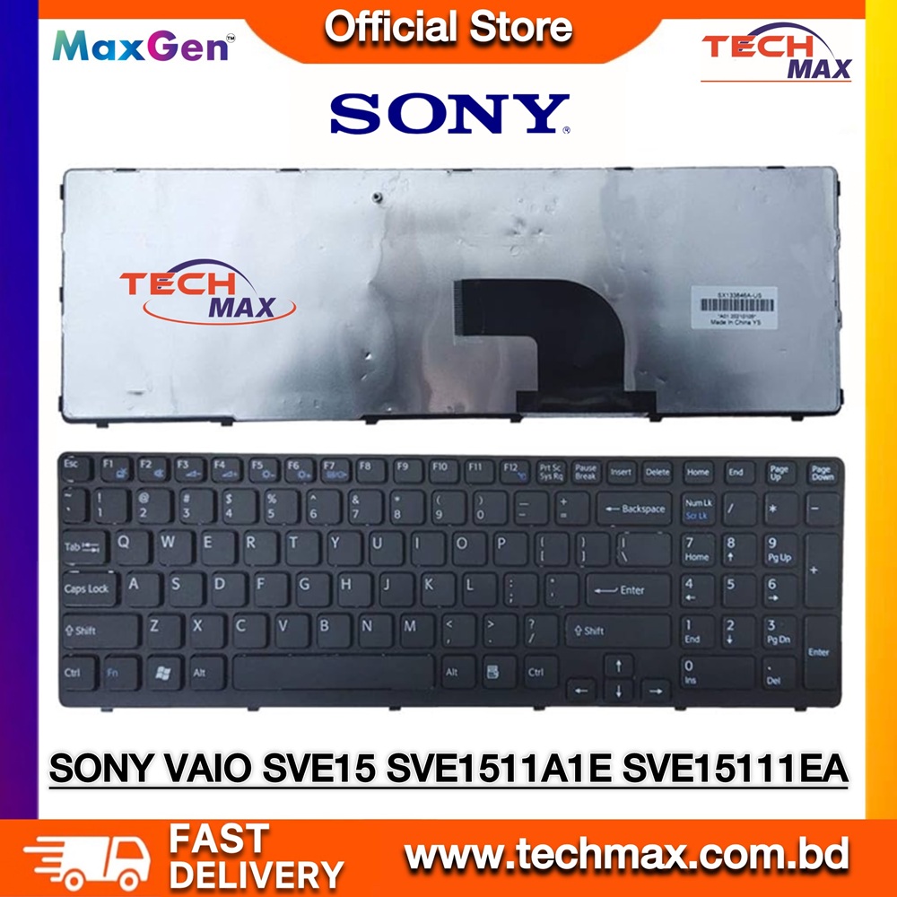 SONY VAIO SVE15 SVE-15 SVE151 SVE152 SVE1511 SVE1512 SVE1513 SVE1516 SVE15111 SVE15112 SVE15113 AEHK57002303A MP-11K73SU-920 Series Laptop Keyboard 1 Sony VAIO SVE15 SVE151 SVE152 Series Laptop Replacement Keyboard