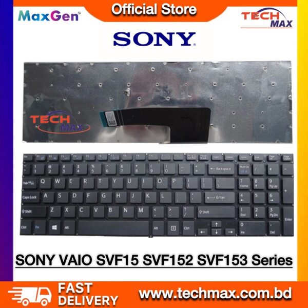 Sony VAIO SVF15 SVF154 Series Laptop Replacement Keyboard