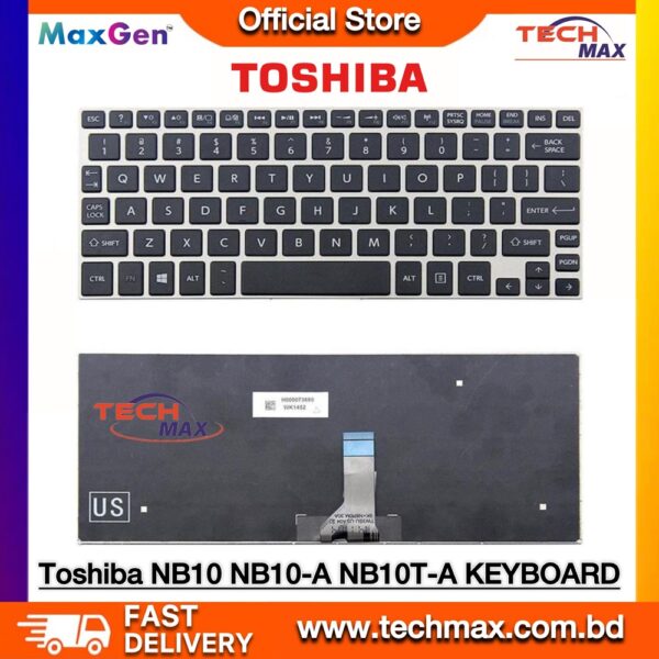 Toshiba Satellite NB10 NB15 Series Laptop Replacement Keyboard