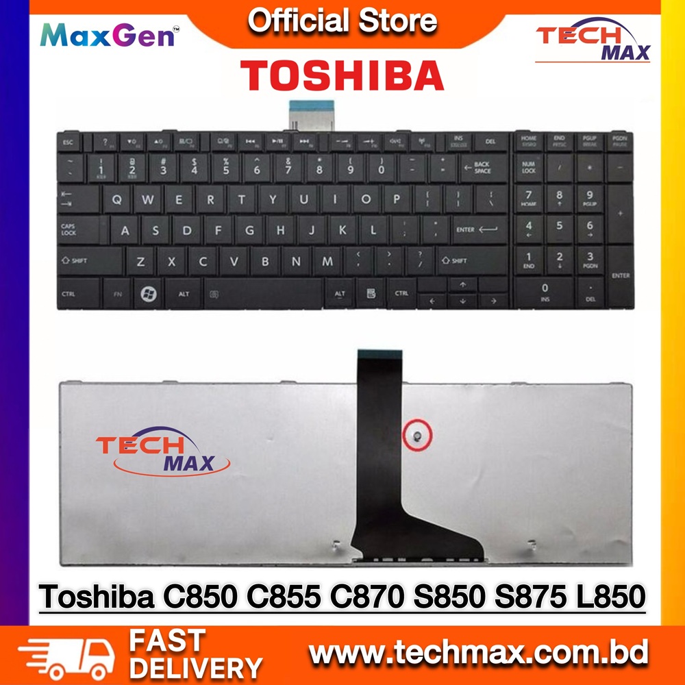 Toshiba Satellite C850 C855 C855D L850 L855 L855D L875D P850 P875 P855 Series Laptop Keyboard 1 Toshiba Satellite C850 C855 L850 L855 P850 Series Laptop Replacement Keyboard