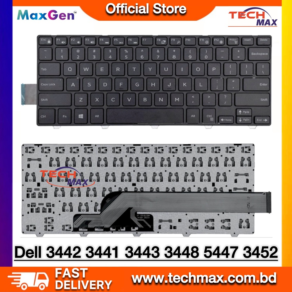 Dell Inspiron 14 3442 3441 3443 3445 3446 3447 3449 3451 3452 3458 3459 5447 N5447 N3442 14-5000 Series P/N PK1313P2A11 V147125AK1 SN8233 Laptop Keyboard 1 Dell Inspiron 14 3442 3458 5447 laptop keyboard replacement
