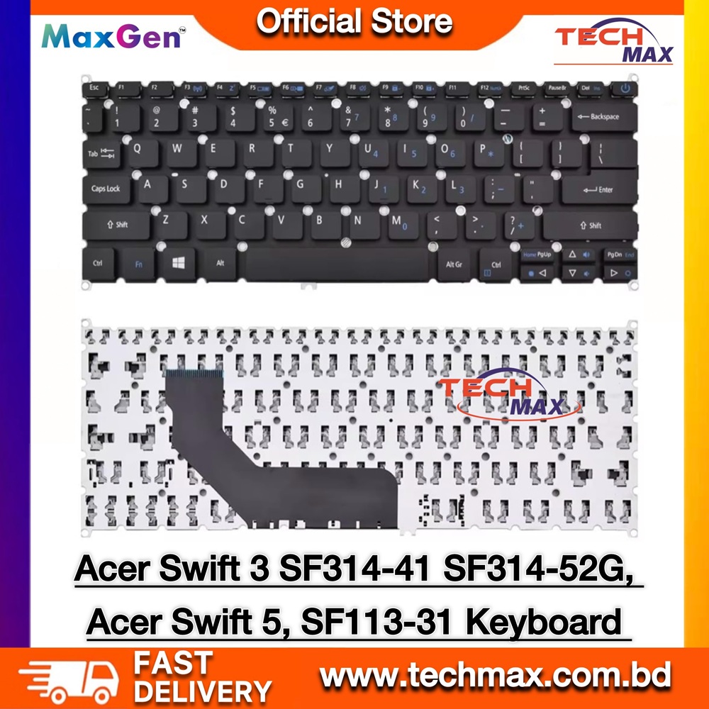 Acer Swift 3 SF314-52 SF314-52G SF314-53G SF314-53SF314-53 SF314-55G SF113-31 S30-20 N17P2 Series Laptop Keyboard 1 Acer Swift 3 SF314 laptop keyboard replacement black