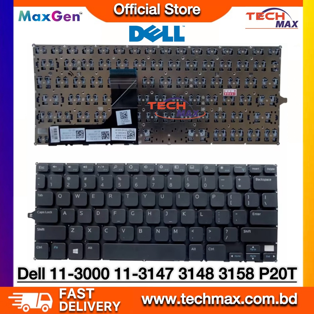 Dell Inspiron 11-3147 3148 P20T 3158 7130 3147 3148 3152 3153 3157 3158 11-3000 Series Laptop Keyboard 1 Dell Inspiron 11 3147 3148 3158 P20T laptop keyboard replacement