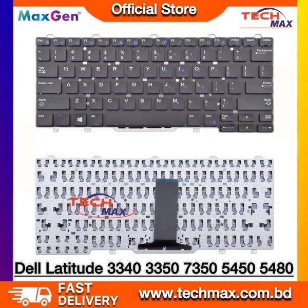 Dell Latitude E3340 3350 E3340 E3350 7350 E5450 E7450 US layout laptop keyboard replacement