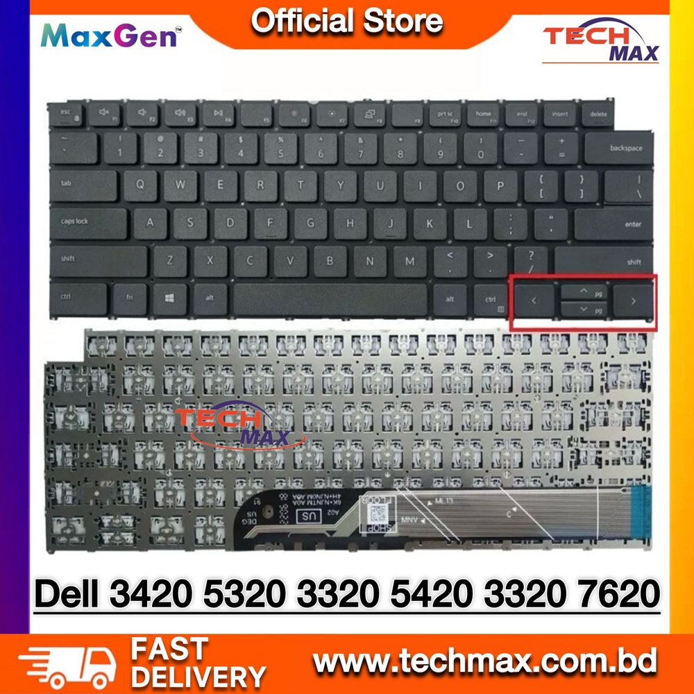 Dell Latitude 14 3410 3420 E3420 3420 3430 3440 3320 3330 Dell Vostro 5310 5320 5410 5415 P143G 04PX9K 4PX9K Series Laptop Keyboard 1 Dell Latitude 3410 3420 3430 3440 3320 3330 Vostro 5410 laptop keyboard replacement